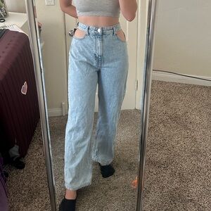 Pull&Bear Light Blue Flare Jeans